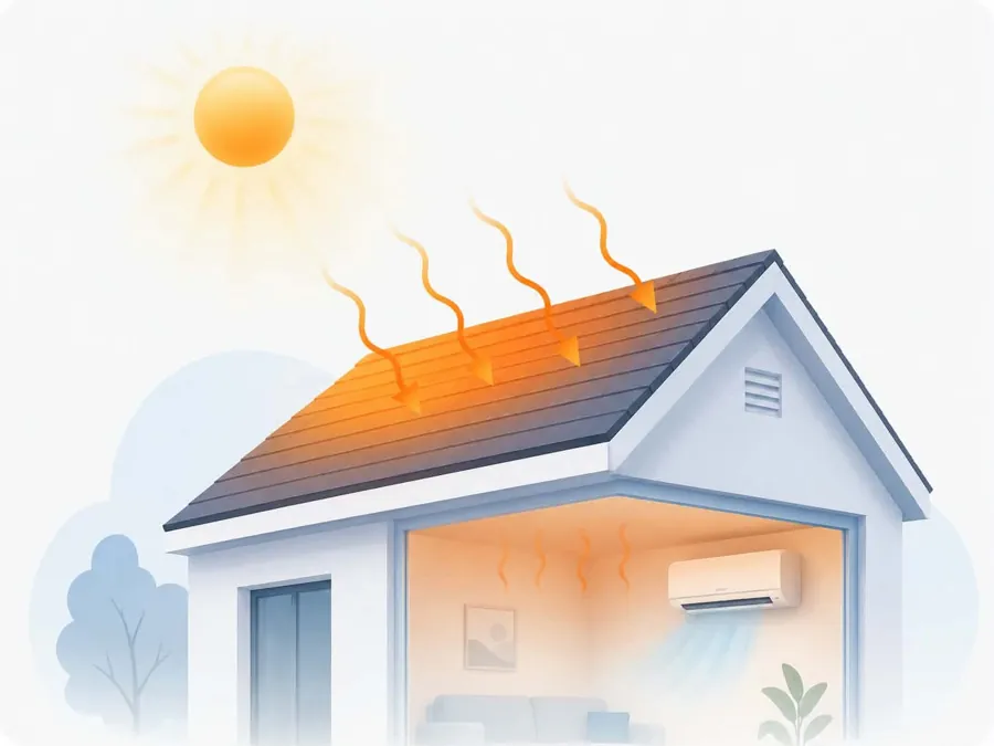 Roof heat